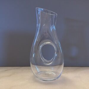European Glass Carafe Wine/Water Pitcher Decanter Imported & Made in Poland